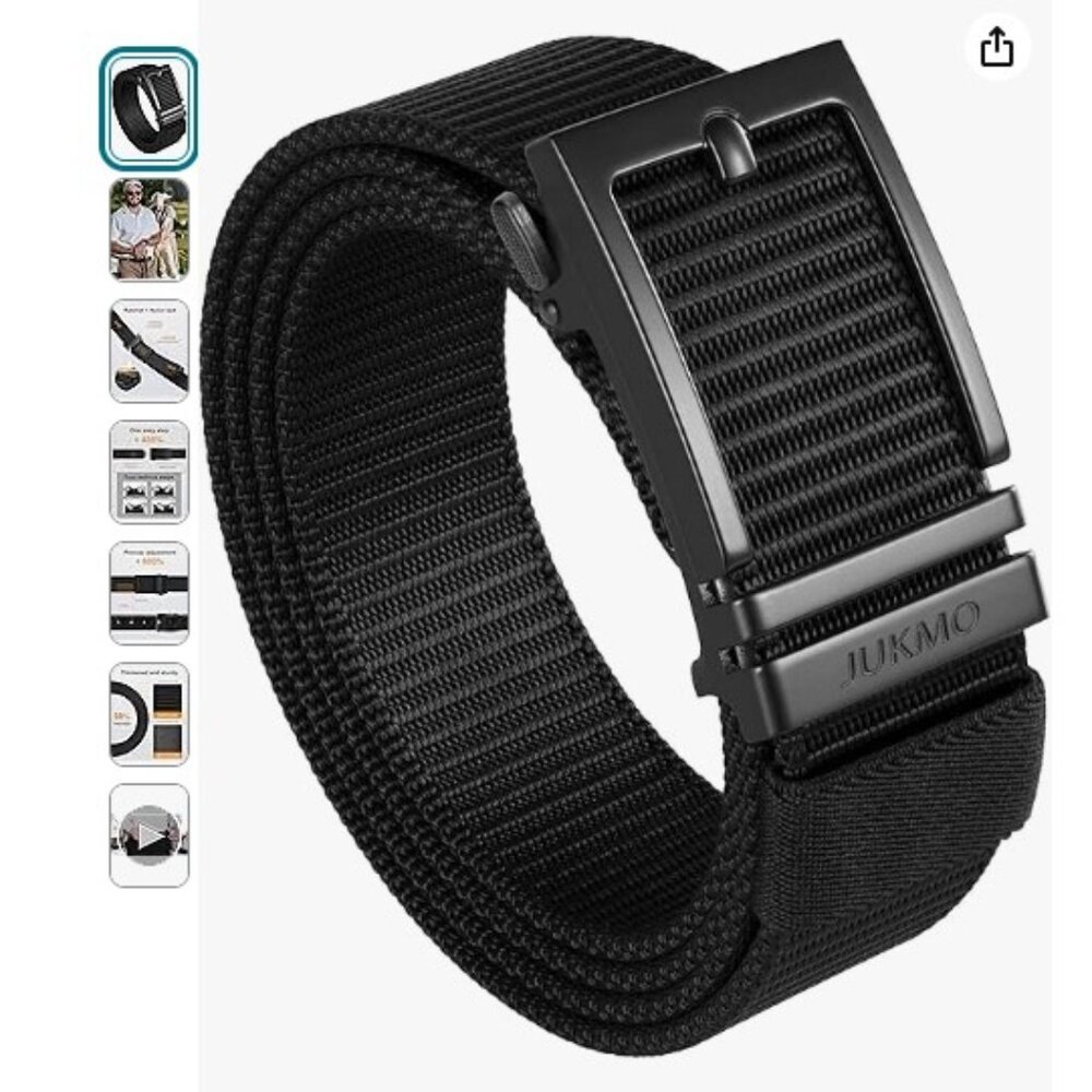 NEW! JUKMO Ratchet Golf Belt for Men - Size Small